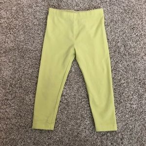 Capri leggings from Tea Collection, color Kiwi, size 2T